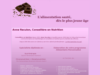 anne-reculon-nutrition.fr website preview