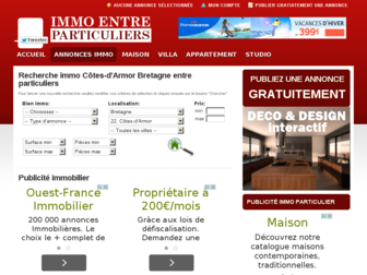 cotes-d-armor.immo-entre-particuliers.com website preview