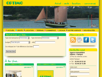 optimo.fr website preview