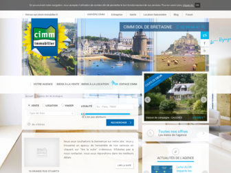 dol-de-bretagne.cimm-immobilier.fr website preview