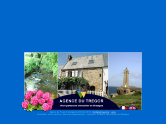 agence-tregor.com website preview