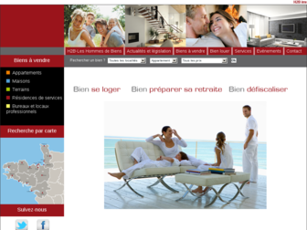 h2b-immobilier.com website preview