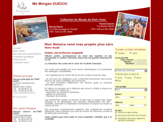 notaireimmobilier-bretagnesud.fr website preview