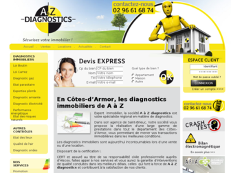 aaz-diagnostics.fr website preview