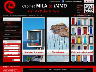 mila-immo.com website preview