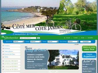 cotemercotejardinimmobilier.com website preview