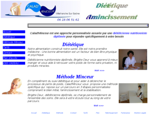 calad-minceur.fr website preview