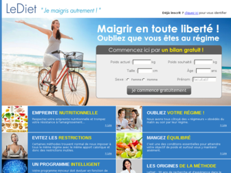 lediet.fr website preview