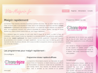 vite-maigrir.fr website preview