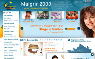 maigrir2000.com website preview