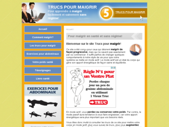 trucspourmaigrir.com website preview