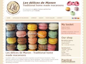 lesdelicesdemanon.fr website preview