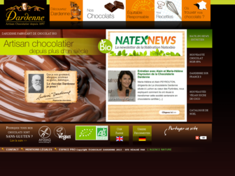 chocolatdardenne.com website preview