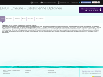 dieteticienne-saumur.fr website preview