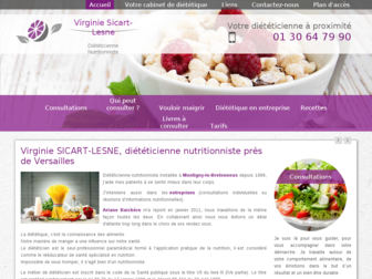 dieteticien-nutritionniste-sicart-lesne.com website preview