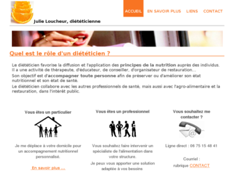 julieloucheur-dieteticienne.fr website preview