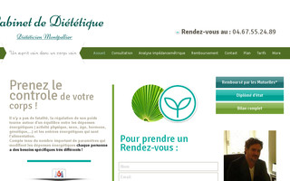 cabinetdedietetique.fr website preview