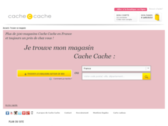 magasins.cache-cache.fr website preview