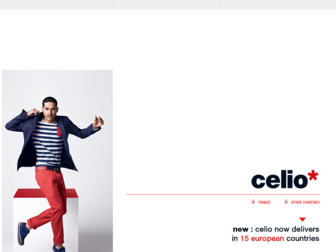 celio.com website preview