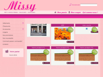 missy-magasin.com website preview