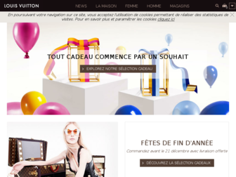 fr.louisvuitton.com website preview