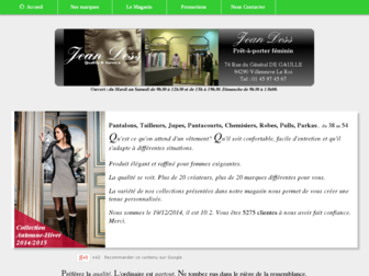 jeandess.com website preview