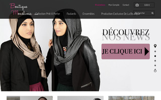 boutique-mouslima.com website preview