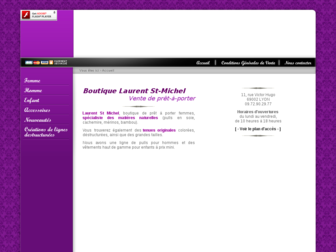 boutique-laurentstmichel.fr website preview
