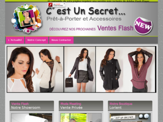 c-est-un-secret.com website preview