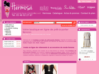 hermosa-mode.com website preview