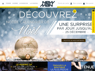 newman.fr website preview