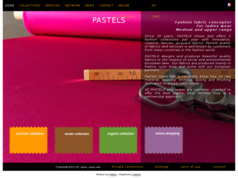 pastels.fr website preview