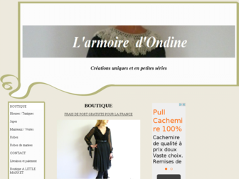 larmoiredondine.com website preview