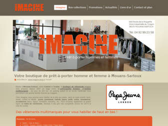 imagine-shop.fr website preview