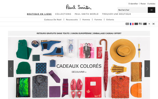 paulsmith.fr website preview