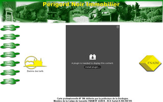 perigordnoirimmobilier.com website preview