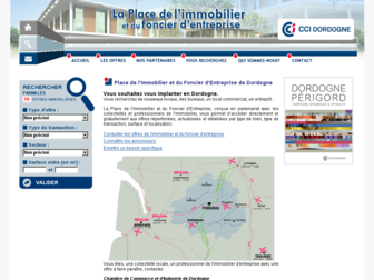 immobilier.dordogne.cci.fr website preview