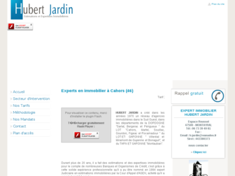 hubertjardin.com website preview