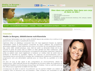 maela-le-borgne-nutrition.fr website preview
