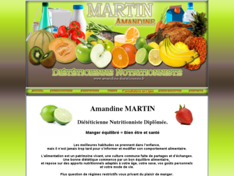 amandine-dieteticienne.fr website preview