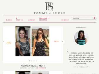 pommeetsucre.com website preview