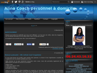 alina-personaltrainer.fr website preview