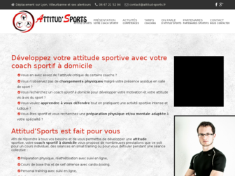 attitud-sports.fr website preview