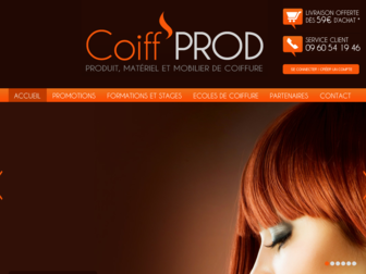 coiffprod.com website preview