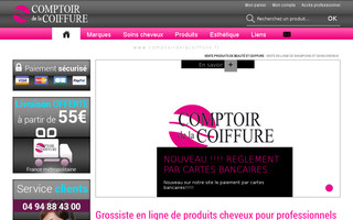 comptoirdelacoiffure.fr website preview