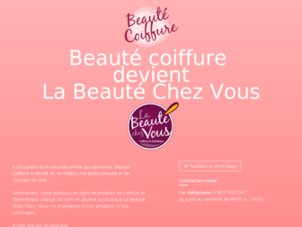beaute-coiffure.fr website preview