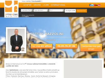 razzolini.optimhome.com website preview