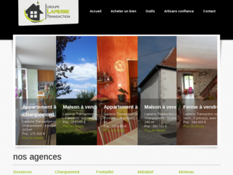 lapierre-transaction.fr website preview