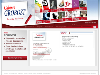 cabinet-grobost.com website preview