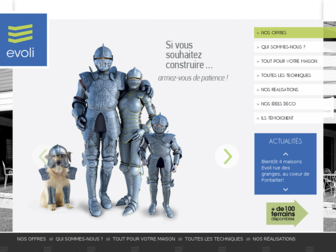 maisons-evoli.fr website preview